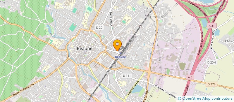 localisation de l'entreprise WEBMIND à BEAUNE