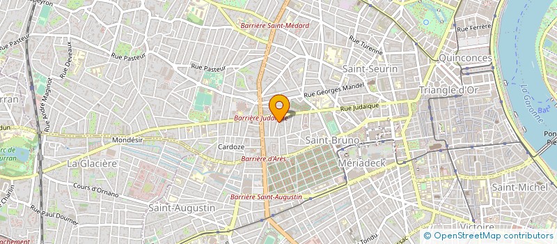 localisation de l'entreprise WEBOLIDE.COM à BORDEAUX