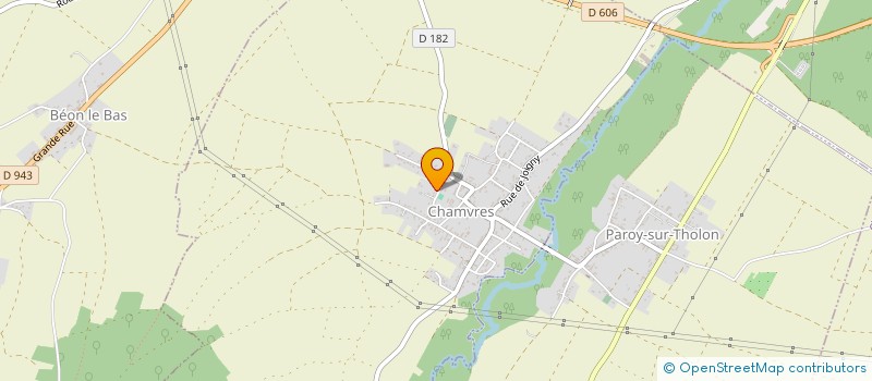 localisation de l'entreprise WEBOPTION à CHAMVRES