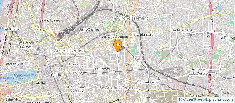 localisation de l'entreprise WEBORGANIZ à MARSEILLE