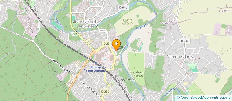 localisation de l'entreprise WEBOTIC  QUINCY-SOUS-SENART