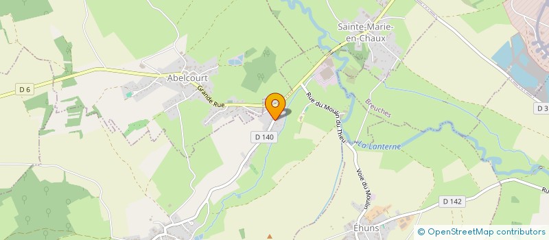 localisation de l'entreprise WEBOX  VILLERS-LES-LUXEUIL