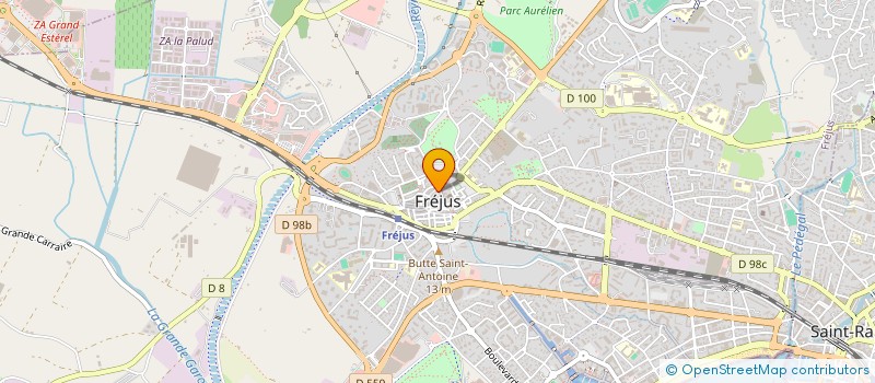 localisation de l'entreprise WEBPHONE 83 à FREJUS