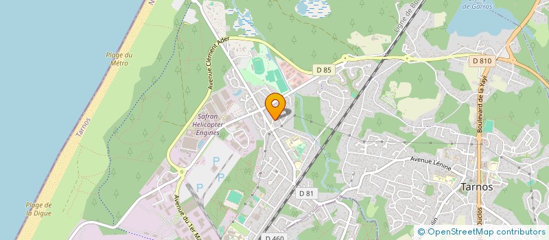 localisation de l'entreprise WEBPRESSE SARL  TARNOS