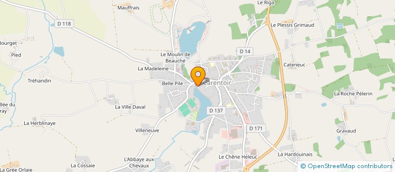 localisation de l'entreprise WEBPRODUCKT  CARENTOIR