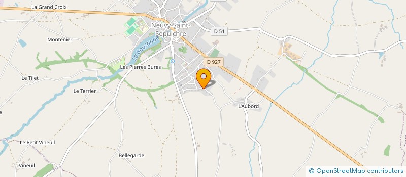 localisation de l'entreprise WEBRADIO 36 FM à NEUVY-SAINT-SEPULCHRE