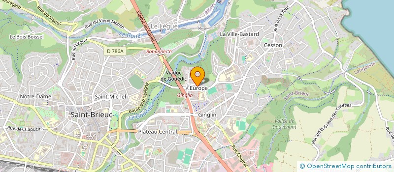localisation de l'entreprise WEBRIEUC à SAINT-BRIEUC