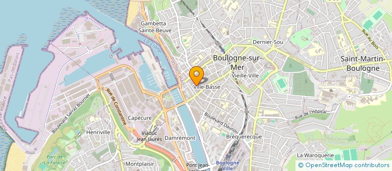 localisation de l'entreprise WEBSAC à BOULOGNE-SUR-MER