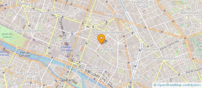 localisation de l'entreprise WEBSCAPE à PARIS