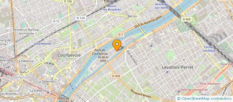 localisation de l'entreprise WEBSET à NEUILLY-SUR-SEINE