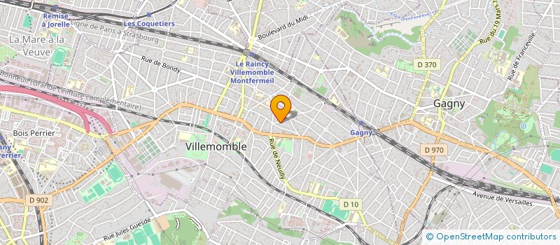localisation de l'entreprise WEBSHAKER à VILLEMOMBLE