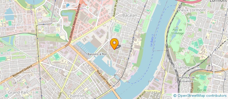 localisation de l'entreprise WEBSHARP  BORDEAUX