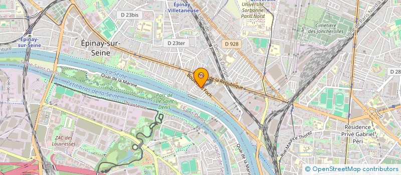 localisation de l'entreprise WEBSIDESTORE à EPINAY-SUR-SEINE