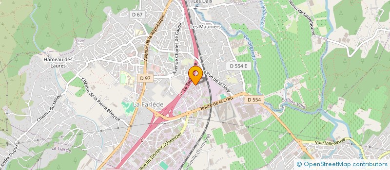 localisation de l'entreprise WEBSOLUTIONS  LA FARLEDE