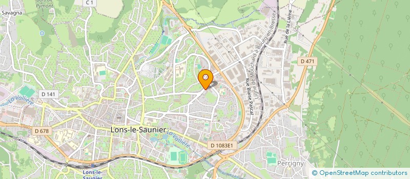 localisation de l'entreprise WEBSTONE S2I SERVICES EN INGENIERIE INFO RMATIQUE à LONS-LE-SAUNIER