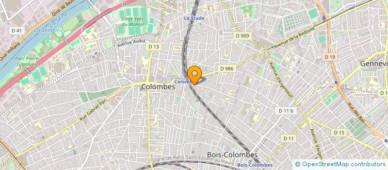 localisation de l'entreprise WEBSTORE GT à COLOMBES