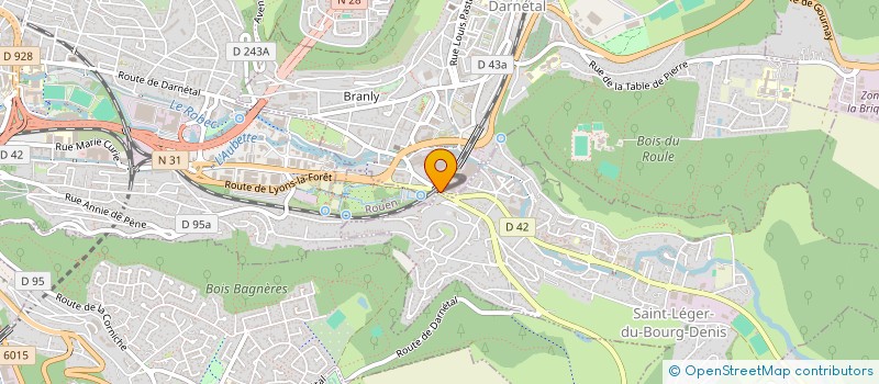 localisation de l'entreprise WEBSTREET à SAINT-LEGER-DU-BOURG-DENIS