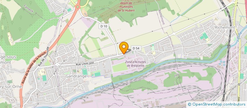 localisation de l'entreprise WEBSTUDIO 129  GANDRANGE