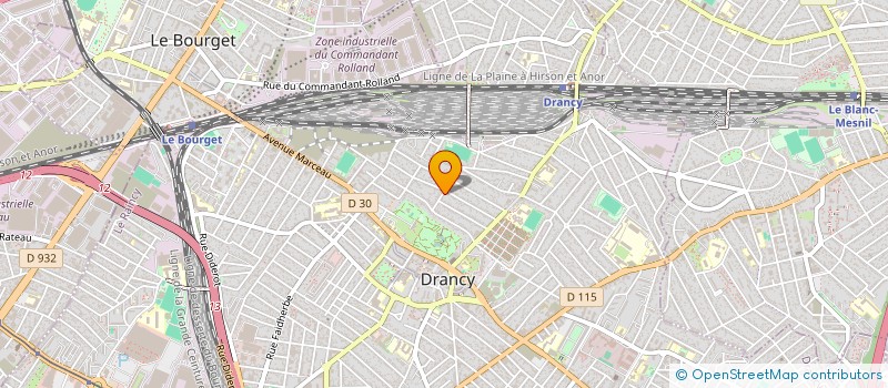 localisation de l'entreprise WEBTECH  DRANCY