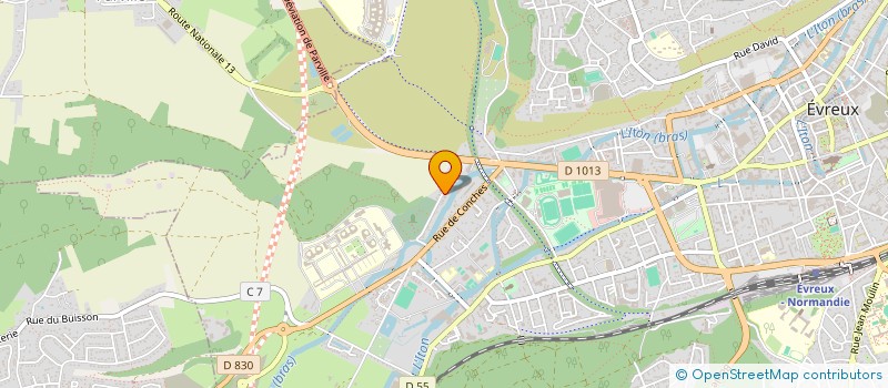 localisation de l'entreprise WEBTRADE  EVREUX
