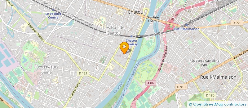 localisation de l'entreprise WEBXY à SAINT-GERMAIN-EN-LAYE