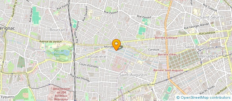 localisation de l'entreprise WEBYMARK  MERIGNAC