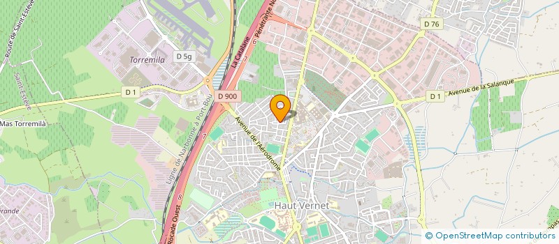 localisation de l'entreprise WEC  PERPIGNAN