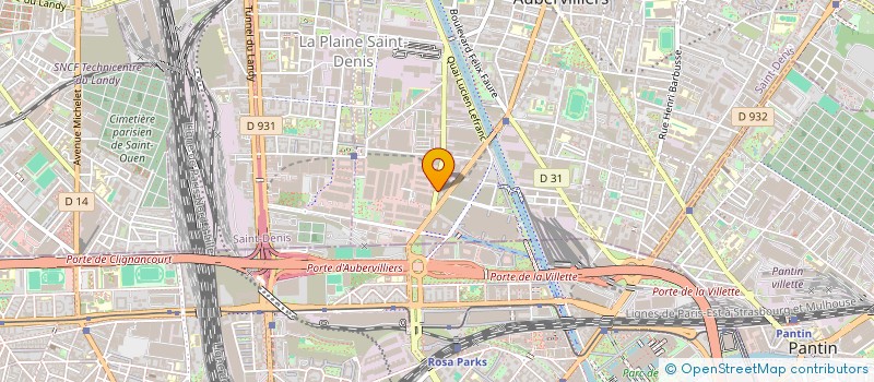 localisation de l'entreprise WEC BIJOUX PARIS  AUBERVILLIERS