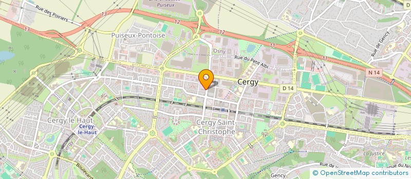 localisation de l'entreprise WECABLE à CERGY