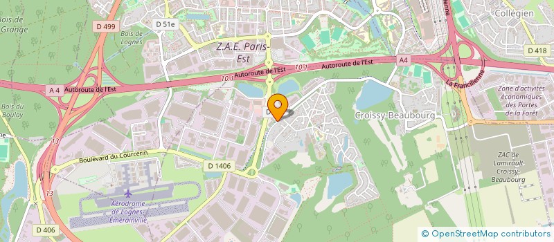 localisation de l'entreprise WECAP  CROISSY-BEAUBOURG