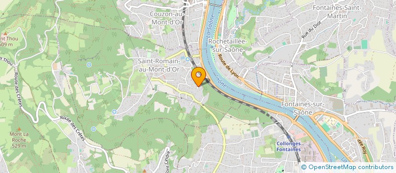 localisation de l'entreprise WECHOOSE  SAINT-ROMAIN-AU-MONT-D'OR