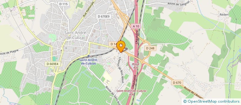 localisation de l'entreprise WECO DISTRIBUTION FRANCE à SAINT-ANDRE-DE-CUBZAC