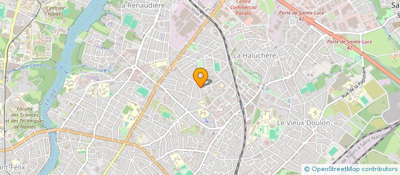localisation de l'entreprise WECOMITY à NANTES