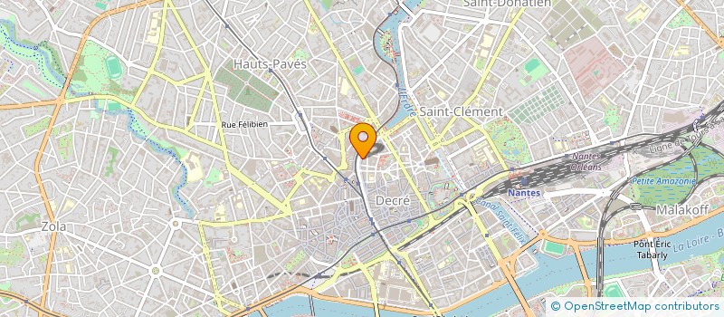 localisation de l'entreprise WECREA à NANTES