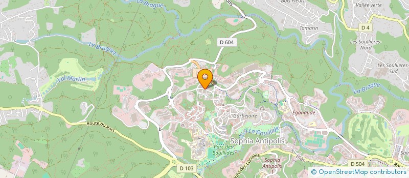 localisation de l'entreprise WEDDICT à VALBONNE