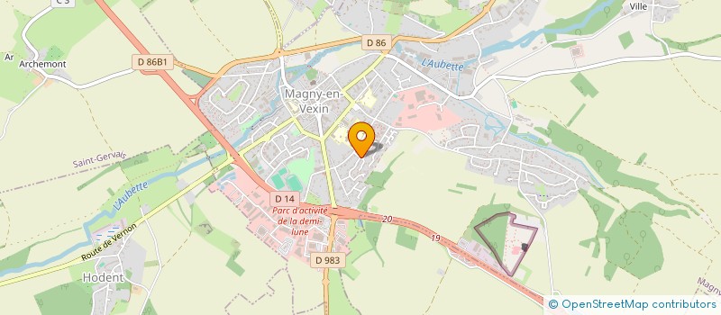 localisation de l'entreprise WEDDY STEP ASSOCIATION  MAGNY-EN-VEXIN