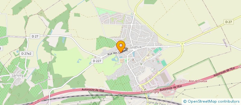 localisation de l'entreprise WEDEVPRO  GUEUX