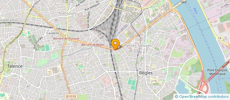 localisation de l'entreprise WEDGE à BEGLES