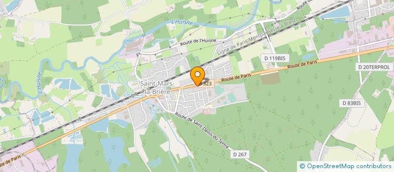 localisation de l'entreprise WEDIS à SAINT-MARS-LA-BRIERE