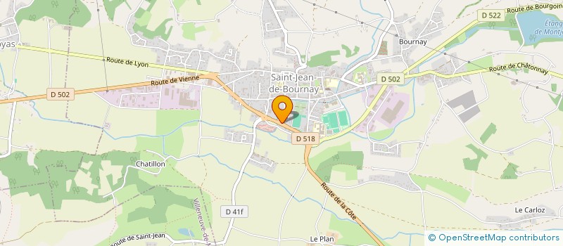 localisation de l'entreprise WEDMAP  SAINT-JEAN-DE-BOURNAY