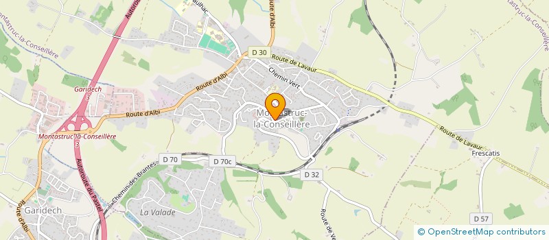 localisation de l'entreprise WEDOBLUE à MONTASTRUC-LA-CONSEILLERE
