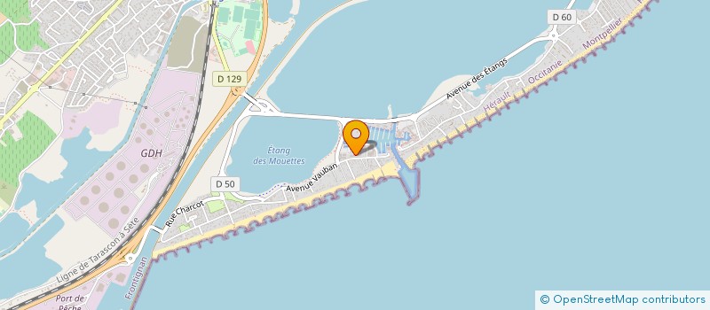 localisation de l'entreprise WEDOM SERVICES à FRONTIGNAN