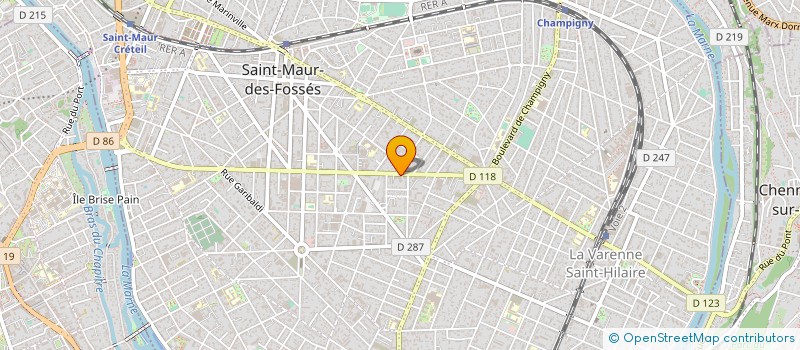 localisation de l'entreprise WEDOU ASSURANCES à SAINT-MAUR-DES-FOSSES
