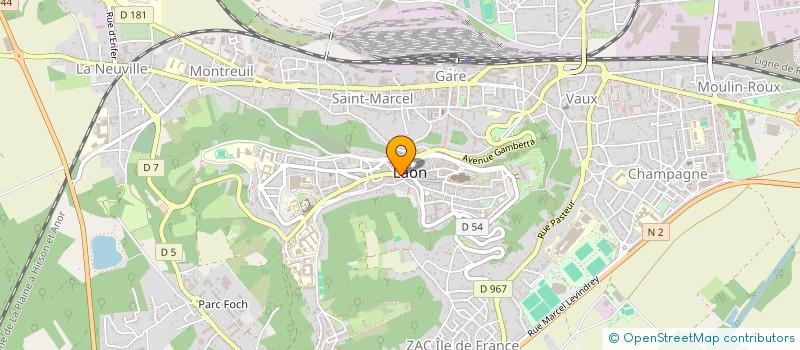 localisation de l'entreprise WEE PERMIS LAON  LAON