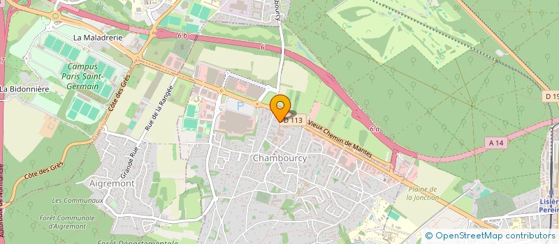 localisation de l'entreprise WEECO ENERGY  CHAMBOURCY