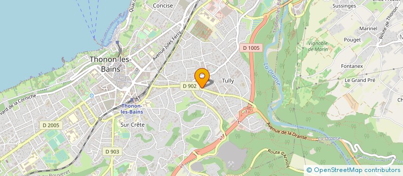 localisation de l'entreprise WEED INDUSTRY à THONON-LES-BAINS