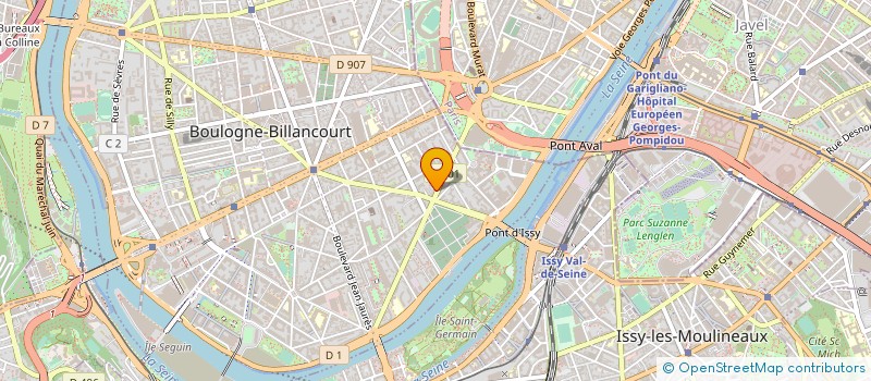 localisation de l'entreprise WEEDEV à BOULOGNE-BILLANCOURT