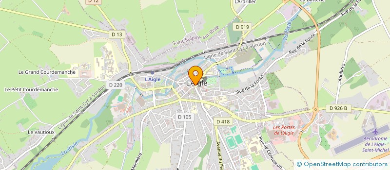 localisation de l'entreprise WEEDIVORE à L'AIGLE