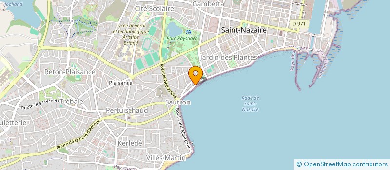 localisation de l'entreprise WEEDOO à SAINT-NAZAIRE