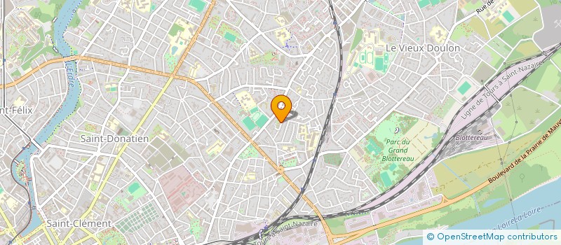 localisation de l'entreprise WEEGOS à NANTES